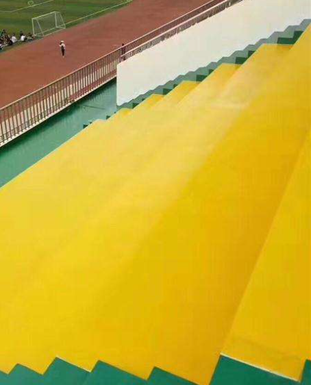 鼎湖球场台阶翻新修补改造